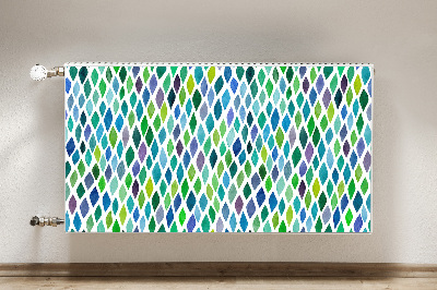 Couvercle magnétique du radiateur Motifs colorés