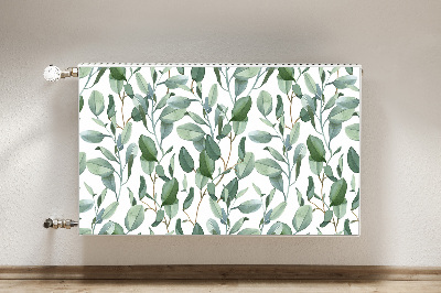 Aimant décoratif pour radiateur Feuilles d'eucalyptus