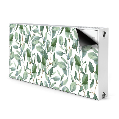 Aimant décoratif pour radiateur Feuilles d'eucalyptus