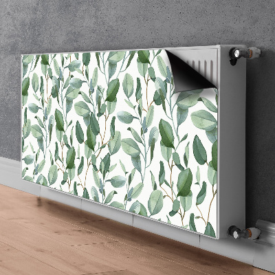 Aimant décoratif pour radiateur Feuilles d'eucalyptus