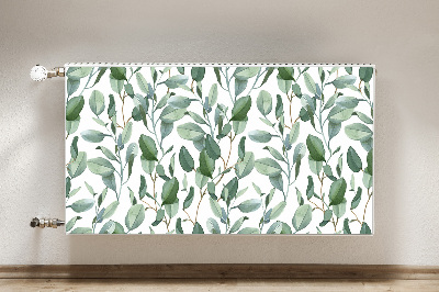 Aimant décoratif pour radiateur Feuilles d'eucalyptus