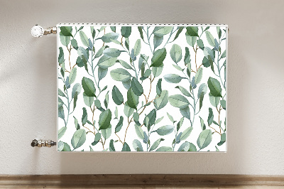 Aimant décoratif pour radiateur Feuilles d'eucalyptus