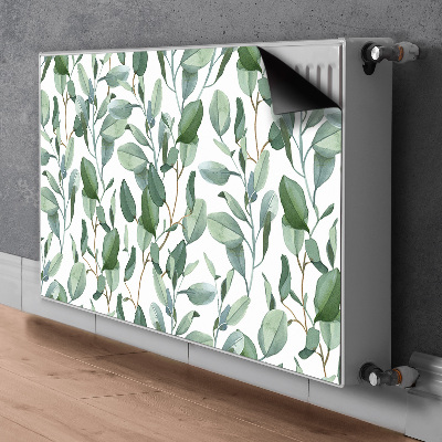 Aimant décoratif pour radiateur Feuilles d'eucalyptus