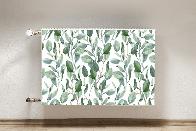 Aimant décoratif pour radiateur Feuilles d'eucalyptus