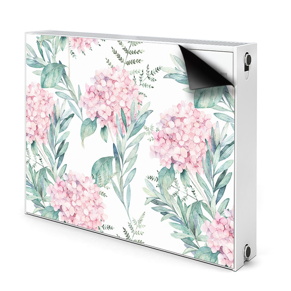 Aimant cache radiateur Fleurs rose clair