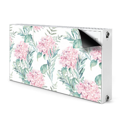 Aimant cache radiateur Fleurs rose clair