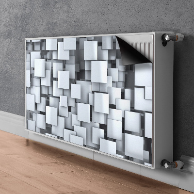 Couvercle magnétique du radiateur Blocs gris