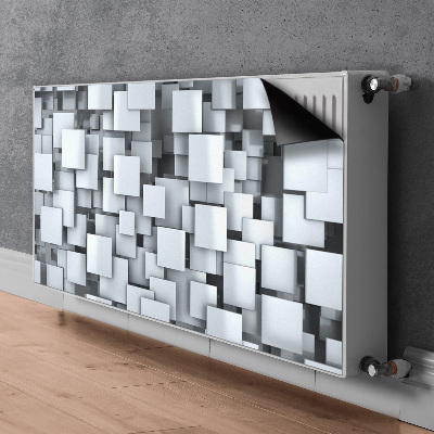 Couvercle magnétique du radiateur Blocs gris