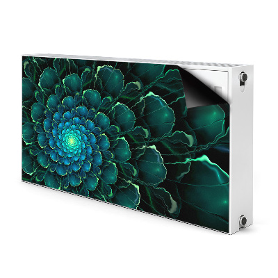 Aimant cache radiateur Fleur verte