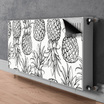 Cache radiateur déco Ananas