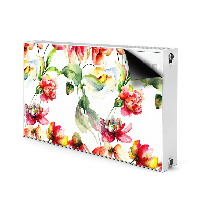 Tapis magnétique pour radiateur Fleurs sauvages