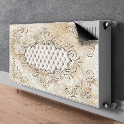 Cache radiateur déco Modèle de glamour matelassé