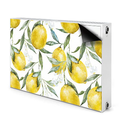 Tapis de radiateur décoratif Citrons peints