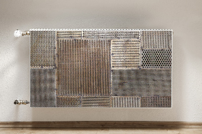 Tapis de radiateur décoratif Sol en métal
