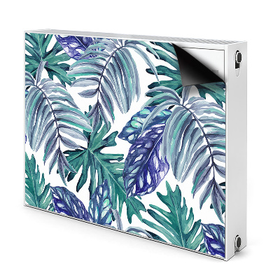 Aimant décoratif pour radiateur Feuilles tropicales