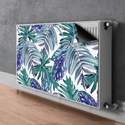 Aimant décoratif pour radiateur Feuilles tropicales