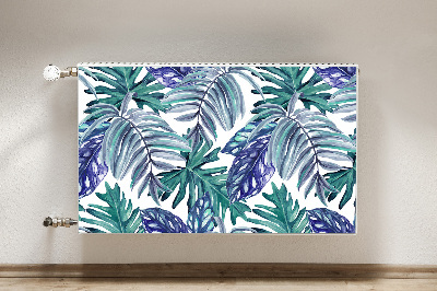 Aimant décoratif pour radiateur Feuilles tropicales