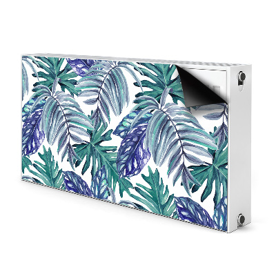 Aimant décoratif pour radiateur Feuilles tropicales