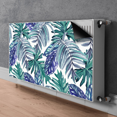 Aimant décoratif pour radiateur Feuilles tropicales