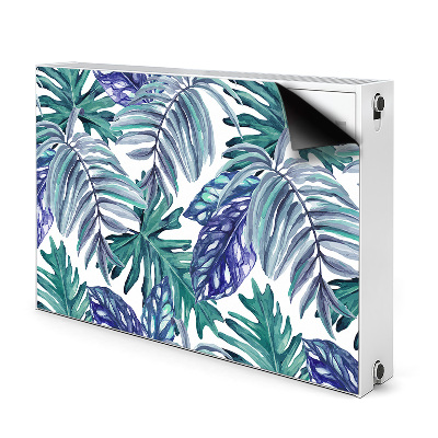 Aimant décoratif pour radiateur Feuilles tropicales