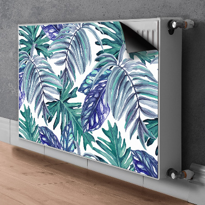 Aimant décoratif pour radiateur Feuilles tropicales