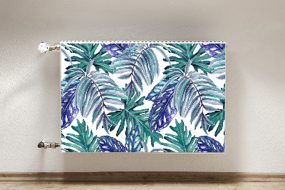 Aimant décoratif pour radiateur Feuilles tropicales