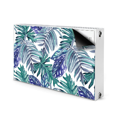 Aimant décoratif pour radiateur Feuilles tropicales