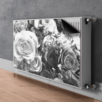 Cache radiateur déco Roses rétro