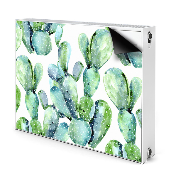 Aimant cache radiateur Cactus vert