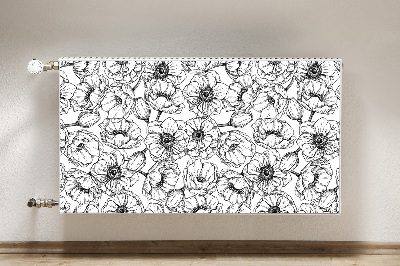 Tapis de radiateur décoratif Floral