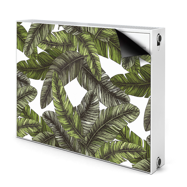 Tapis magnétique pour radiateur Feuilles de la jungle