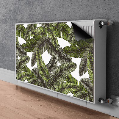 Tapis magnétique pour radiateur Feuilles de la jungle