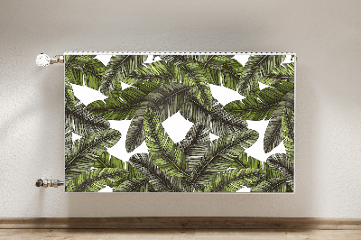 Tapis magnétique pour radiateur Feuilles de la jungle