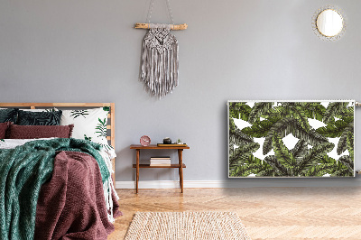 Tapis magnétique pour radiateur Feuilles de la jungle