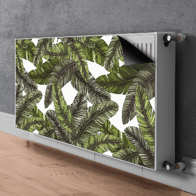 Tapis magnétique pour radiateur Feuilles de la jungle