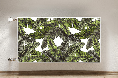 Tapis magnétique pour radiateur Feuilles de la jungle