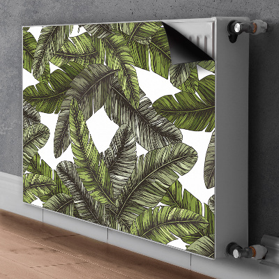 Tapis magnétique pour radiateur Feuilles de la jungle