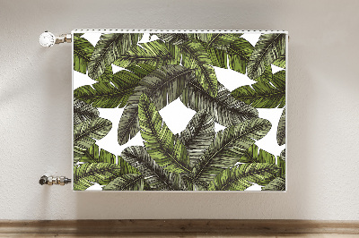 Tapis magnétique pour radiateur Feuilles de la jungle