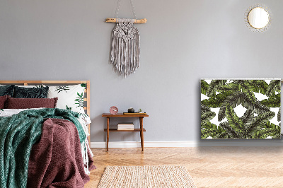 Tapis magnétique pour radiateur Feuilles de la jungle