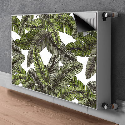 Tapis magnétique pour radiateur Feuilles de la jungle