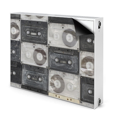 Cache radiateur déco Vieilles cassettes