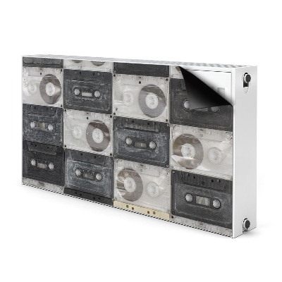 Cache radiateur déco Vieilles cassettes