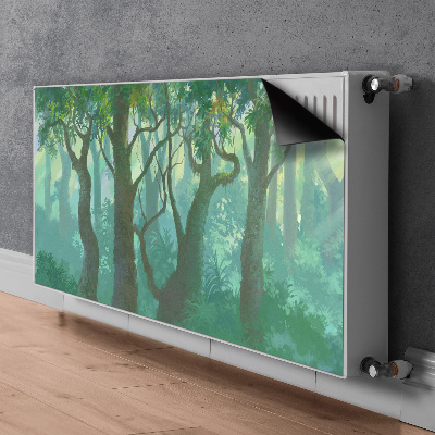 Tapis de radiateur décoratif Forêt noire