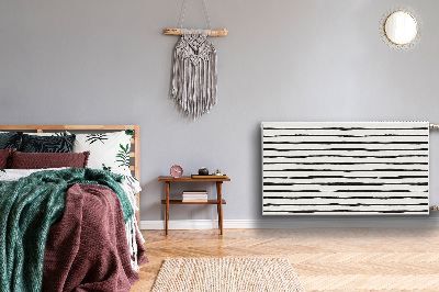 Tapis magnétique pour radiateur Lignes noires