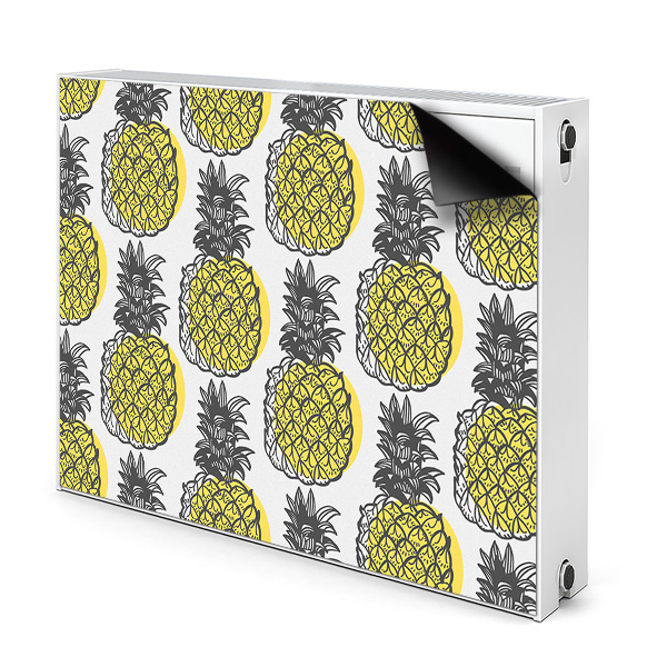 Cache radiateur déco Motif d'ananas