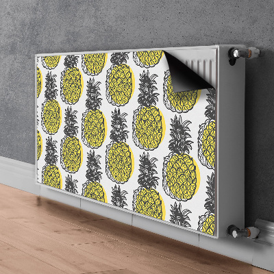 Cache radiateur déco Motif d'ananas