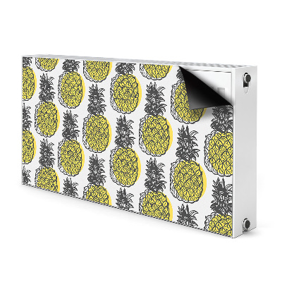 Cache radiateur déco Motif d'ananas