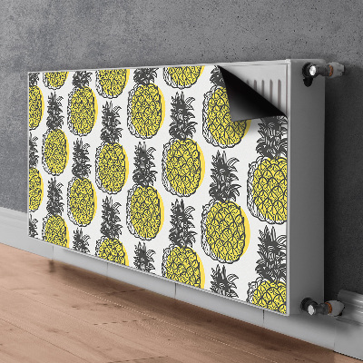 Cache radiateur déco Motif d'ananas