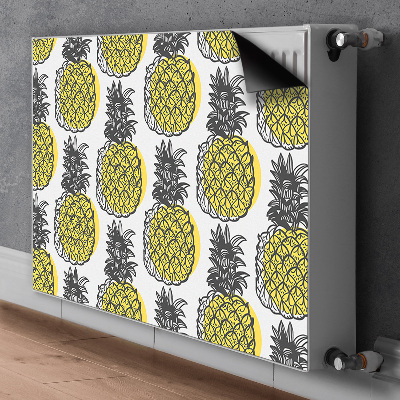 Cache radiateur déco Motif d'ananas