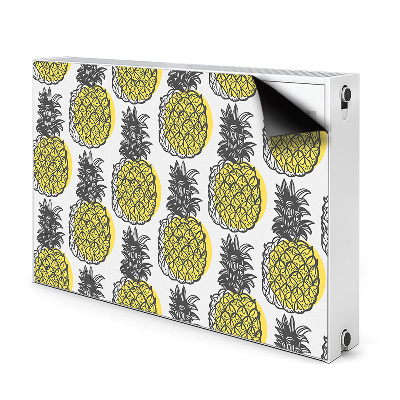 Cache radiateur déco Motif d'ananas